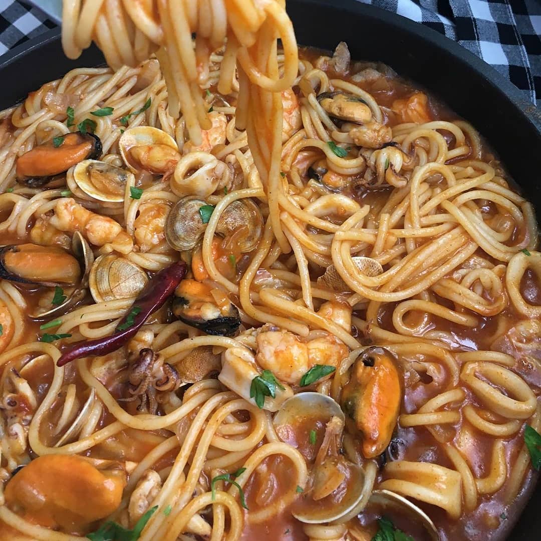 ESPAGUETIS A LA MARINERA | Comparterecetas.com